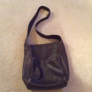 Charter Club Brown Shoulder Leather Handbag Purse